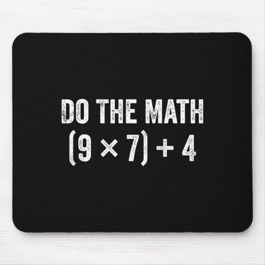 Shirt Math 67 Meme Mousepad (Vorne)