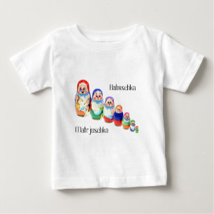 Shirt Matrjoschka, Matryoshka, Babuschka