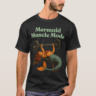 Shirt Meerjungfrau Muskel Modus Gym Workout