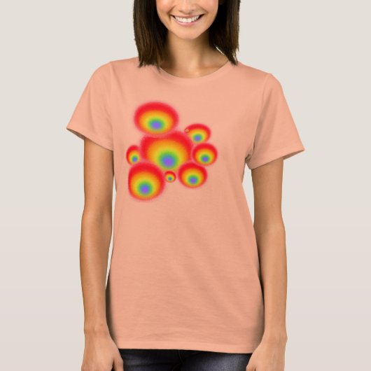 Shirt mit abgeschirmtem Regenbogen (Vorderseite)