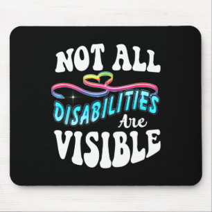 Shirt mit Behinderungen Nicht alle Behinderungen s Mousepad