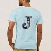 Shirt mit Buchstabe J (Rückseite)