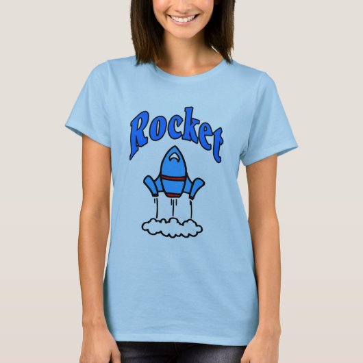 Shirt mit dem Blue Rocket Logo (Vorderseite)