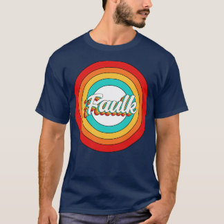 Shirt mit fehlerhaftem Namen Vintag Faulk Circle