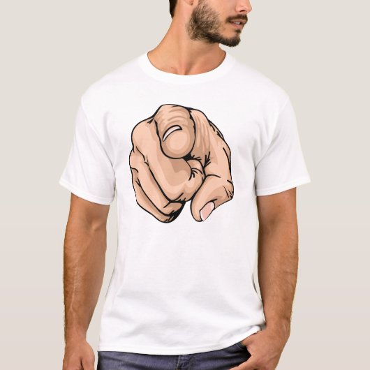 Shirt mit Fingerzeig (Vorderseite)