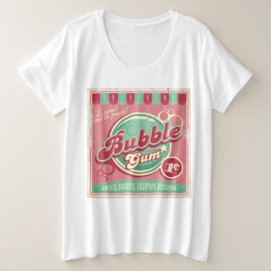 Shirt mit Plus-Größe (Design vorne)