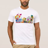 Shirt mit vier Clowns (Vorderseite)