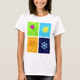 Shirt mit vier Jahreszeiten