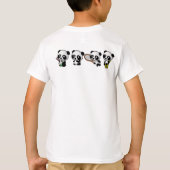 Shirt mit VIER PANDAS - wählen Sie Art - (Rückseite)