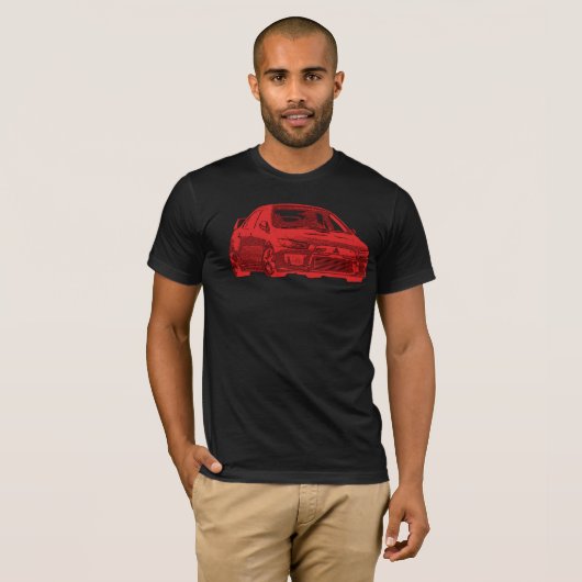 Shirt Mitsubishi Evo (Vorne ganz)