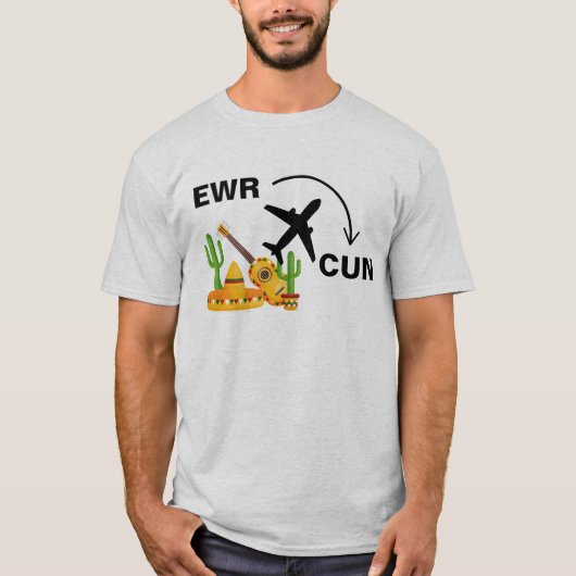 Shirt nach Cancun (Vorderseite)