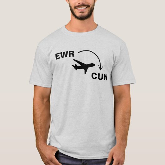 Shirt nach Cancun (Vorderseite)