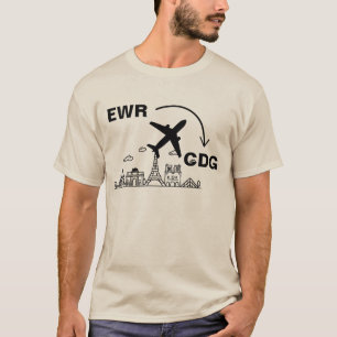 Shirt nach Paris Frankreich