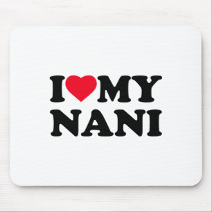 Shirt Nani Herz Oma Familie Lang Mousepad