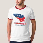 Shirt Newt Gingrich Chickenhawk (Vorderseite)