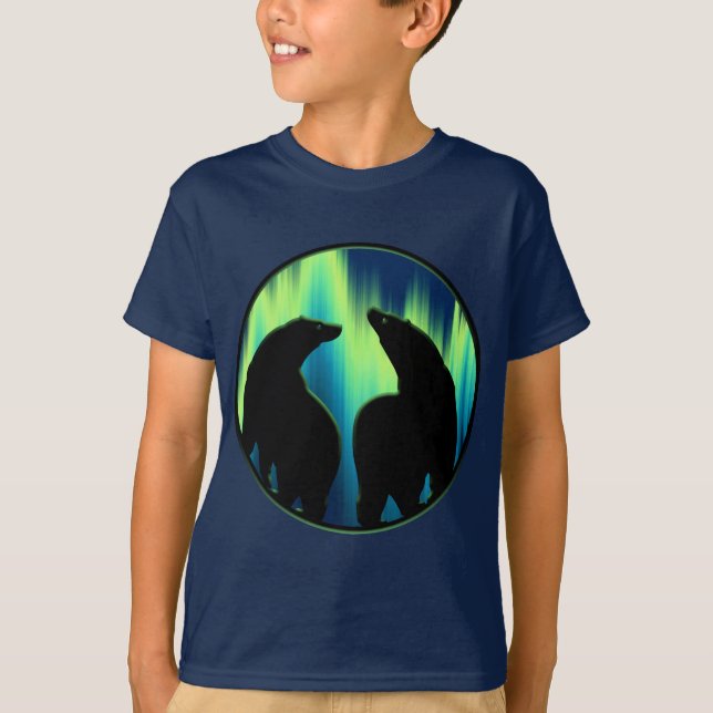 Shirt Northern Lights Bio Kid's T - Shirt (Vorderseite)