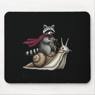 Shirt Off Cause Kerfuffle Raccoon Meme Mousepad
