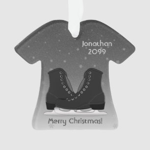 Shirt-Ornamente für die Skate "Männer-Eis-Abbildun Ornament