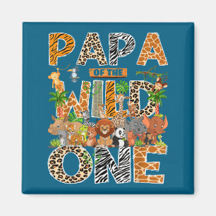 Shirt Papa Wilde Safari-Zoo-Tier Magnet