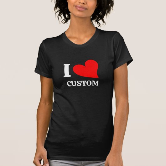 Shirt personalisiert I Liebe Benutzerdefinierter (Vorderseite)