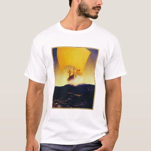 Shirt: Piratenschiff - von Maxfield Parrish T-Shirt (Vorderseite)