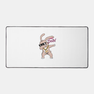 Shirt Rabbit Dance Dabing Ostersonnigen Schreibtischunterlage