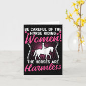 Shirt Reiten Karte (Gelbe Blume)