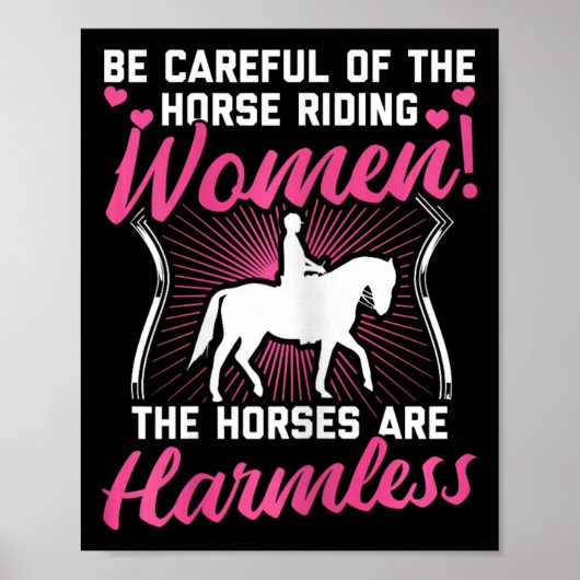 Shirt Reiten Poster (Vorne)