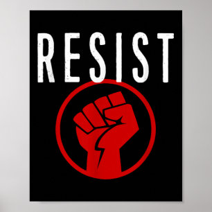 Shirt "Resist Fist T" - Teil der Resistenz - Poster