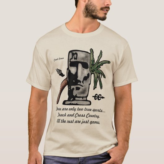 Shirt-Schablone nur 2 wahrer Sport T-Shirt (Vorderseite)