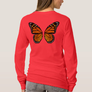 Shirt-Schmetterling-Lady's Plus-Größe Schmetterlin T-Shirt