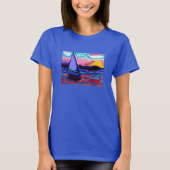 Shirt, Segelboot Tranquility-T-Shirt T-Shirt (Vorderseite)
