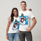 Shirt - Snowman u. Flagge (Unisex)