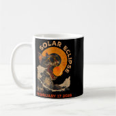 Shirt Solar Eclipse February 17 Cat Kaffeetasse (Links)