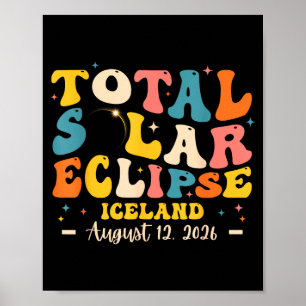 Shirt Sonnenfinsternis Totale Sonnenfinsternis Poster