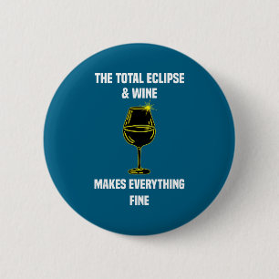 Shirt Sonnenfinsternis Weinliebhaber Gesamt Button