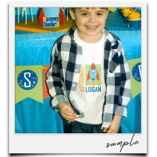 Shirt "Space Rocket Party"