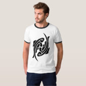 Shirt - Stammes- Tierkreis-Fisch (Vorne ganz)