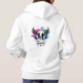Shirt Style: DamenBasic Hooded Sweatshirt genießen (Rückseite)
