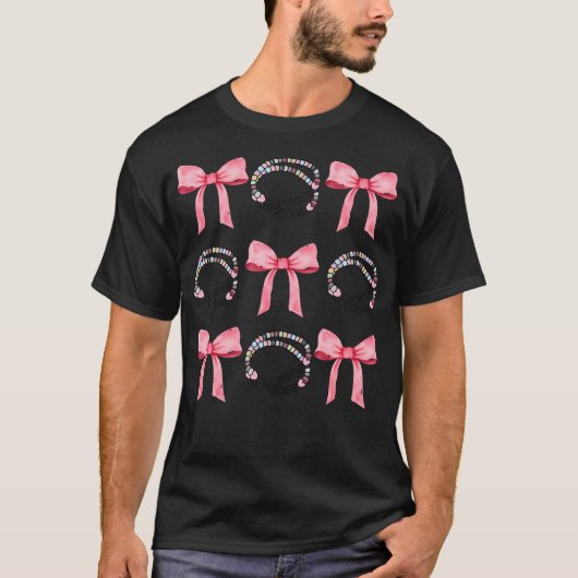 Shirt Swifty Bow - Funny Pink Bow Ribbon (Vorderseite)