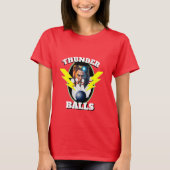 Shirt THUNDER BALLS - Bowling für Frauen (Vorderseite)