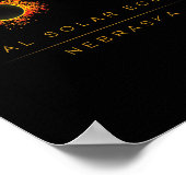 Shirt Total Solar Eclipse Nebraska 2017 Poster (Ecke)