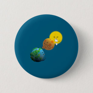 Shirt Totale Sonnenfinsternis 8. April Solar Button
