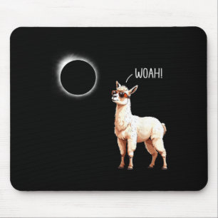 Shirt Totale Sonnenfinsternis Lama Woah Mousepad