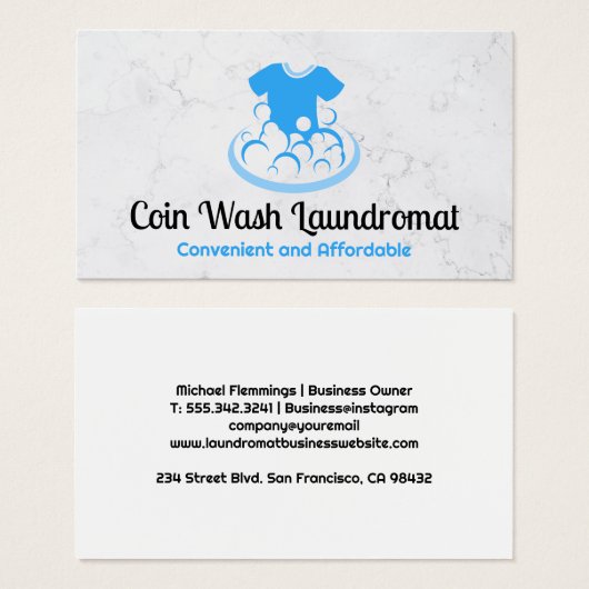 Shirt- und Seifenblasen | Waschsalon (Vorne & Hinten)