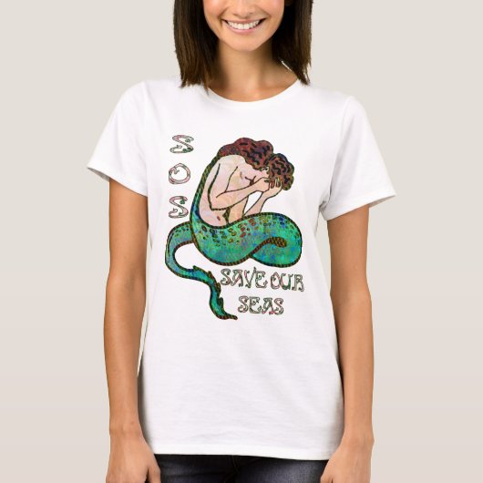 Shirt "Unsere Meere gerettet" (Vorderseite)