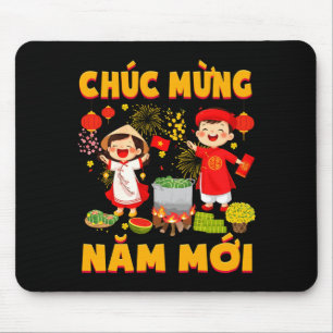 Shirt Vietnamesisch Chuc Mung Nam Moi Mousepad