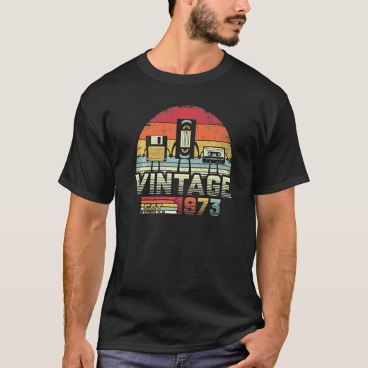 Shirt von 1973. Vintages Geburtstagsgeschenk, lust (Vorderseite)