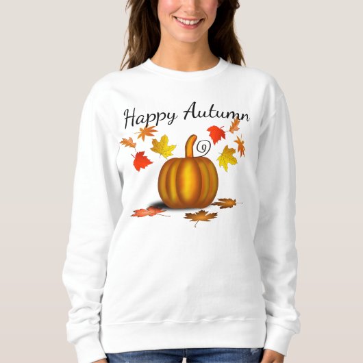 Shirt von Herbstblättern (Vorderseite)