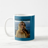 Shirt Wait Goated Denkender Affe Meme Kaffeetasse (Links)
